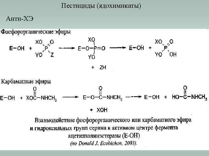 Пестициды (ядохимикаты) Анти-ХЭ 