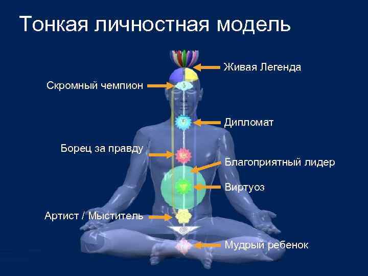 Тонкая личностная модель Живая Легенда Скромный чемпион Дипломат Борец за правду Благоприятный лидер Виртуоз