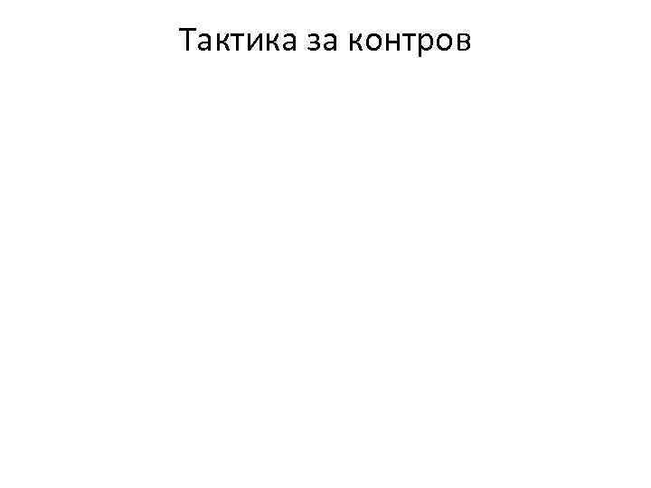 Тактика за контров 