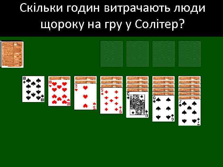 Скільки годин витрачають люди щороку на гру у Солітер? 