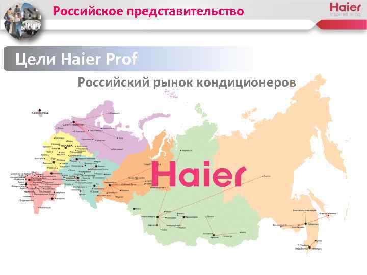 Российское представительство Цели Haier Prof Российский рынок кондиционеров 