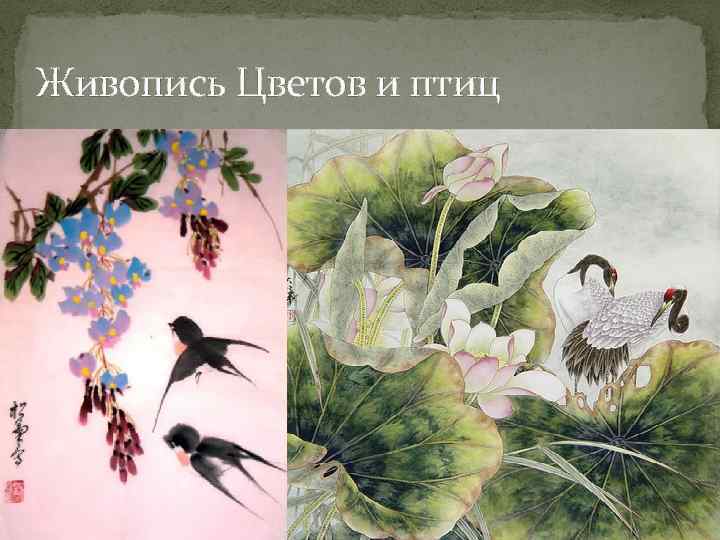 Живопись Цветов и птиц 