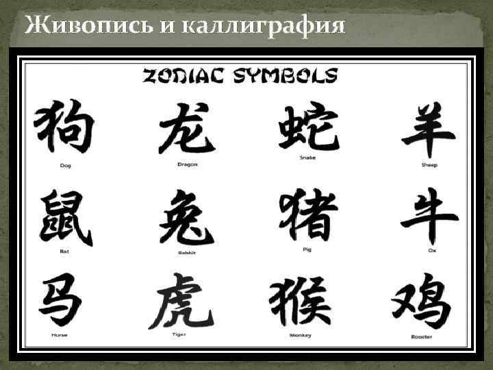 Живопись и каллиграфия 