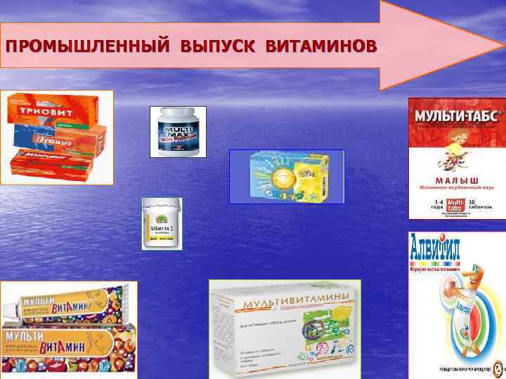 ПРОМЫШЛЕННЫЙ ВЫПУСК ВИТАМИНОВ 
