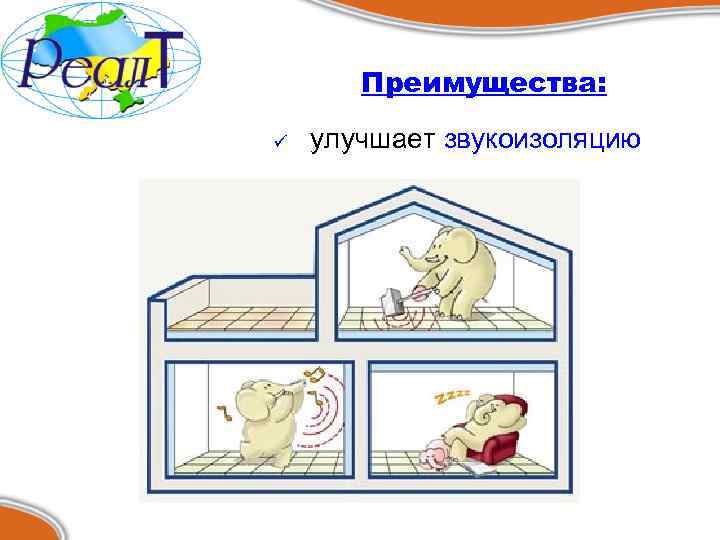 Преимущества: ü улучшает звукоизоляцию 