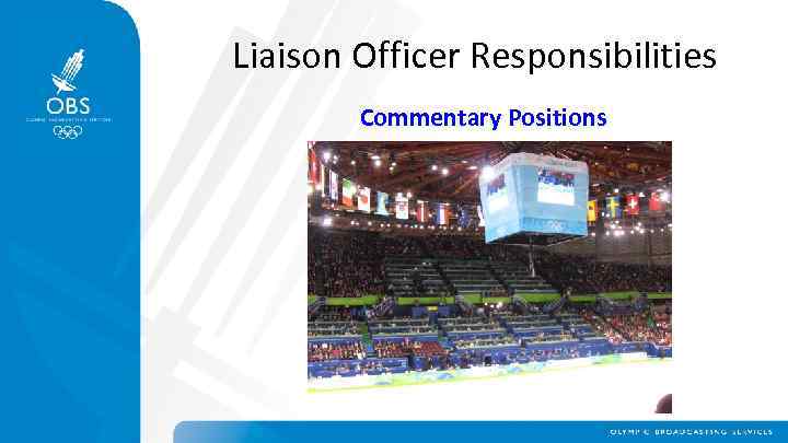 Liaison Officer Responsibilities Commentary Positions 