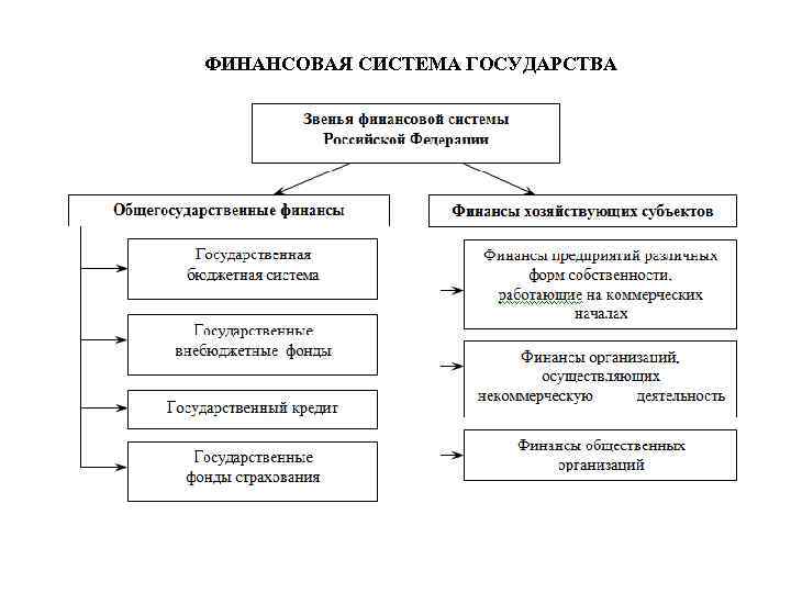 ФИНАНСОВАЯ СИСТЕМА ГОСУДАРСТВА 