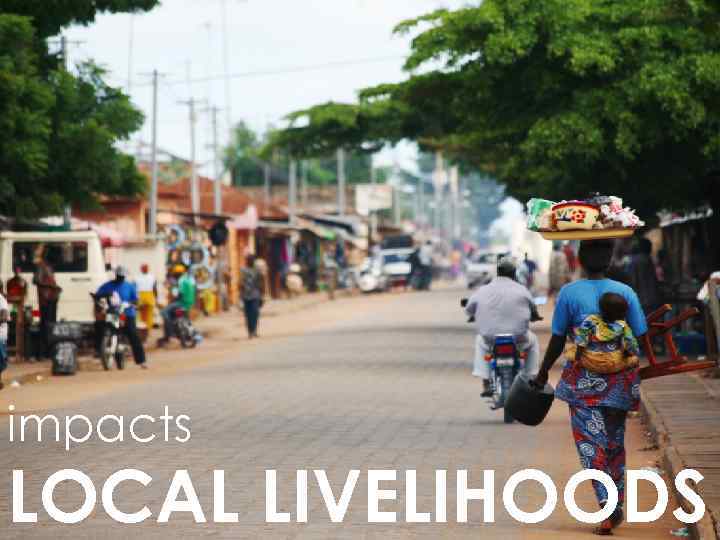 impacts LOCAL LIVELIHOODS 