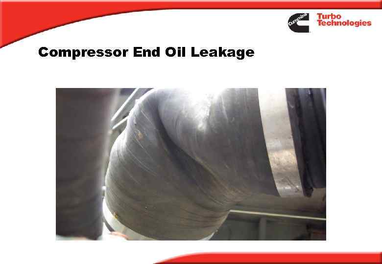 Compressor End Oil Leakage 