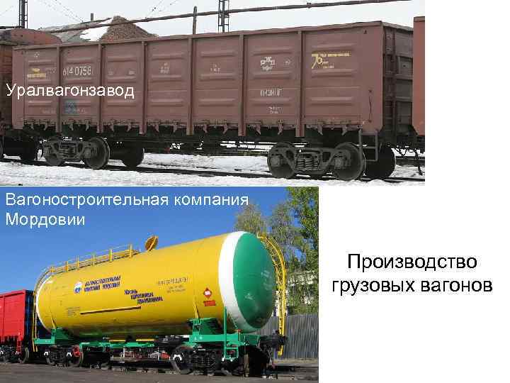 Уралвагонзавод Вагоностроительная компания Мордовии Производство грузовых вагонов 