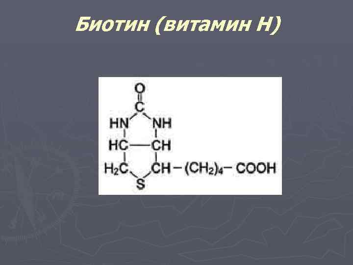 Биотин (витамин Н) 