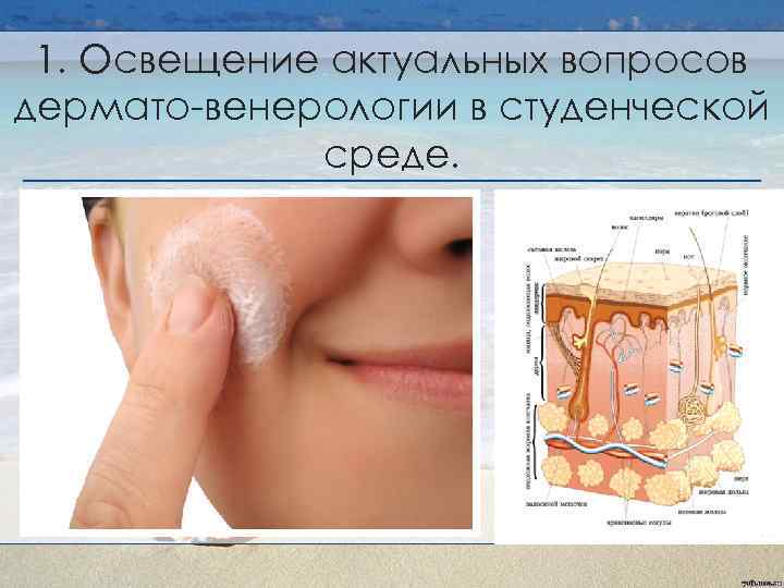 1. Освещение актуальных вопросов дермато-венерологии в студенческой среде. 