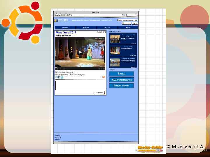 © Мысливец Г. А. 11 