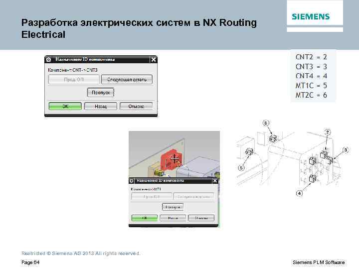 Разработка электрических систем в NX Routing Electrical Restricted © Siemens AG 2013 All rights