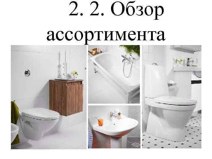 2. 2. Обзор ассортимента 