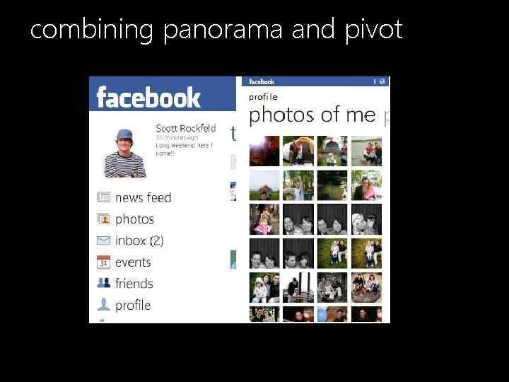 combining panorama and pivot 