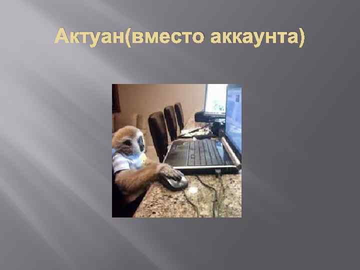 Актуан(вместо аккаунта) 
