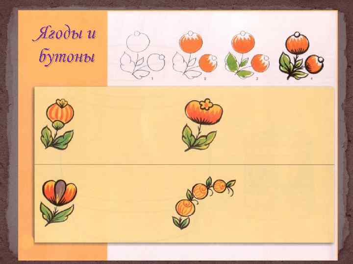 Ягоды и бутоны 