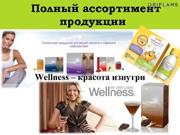 Полный ассортимент продукции Wellness – красота изнутри 