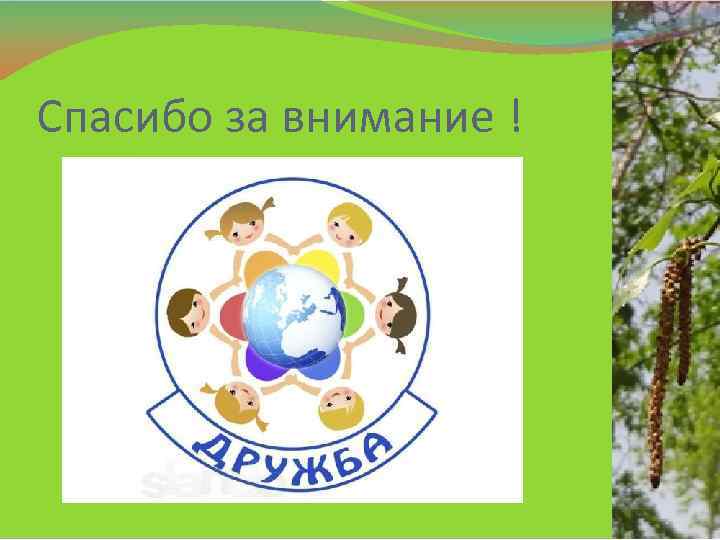 Спасибо за внимание ! 