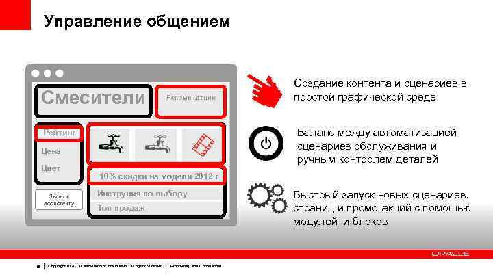 Управление общением Смесители Рекомендации Баланс между автоматизацией сценариев обслуживания и ручным контролем деталей Рейтинг