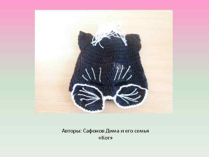Авторы: Сафонов Дима и его семья «Кот» 