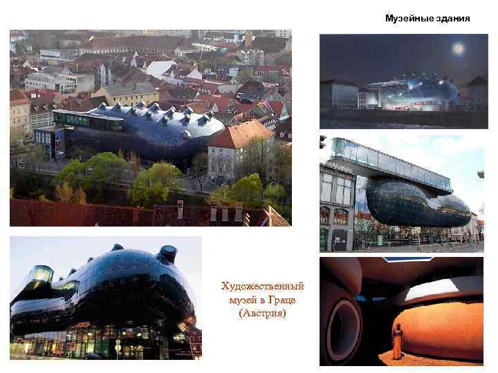 Музейные здания Художественный музей в Граце (Австрия) 
