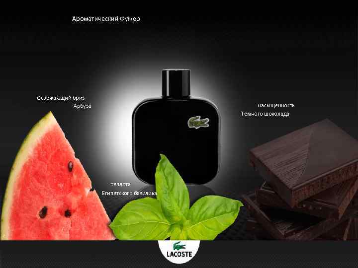 Ароматический Фужер Освежающий бриз Арбуза насыщенность Темного шоколада теплота Египетского базилика 