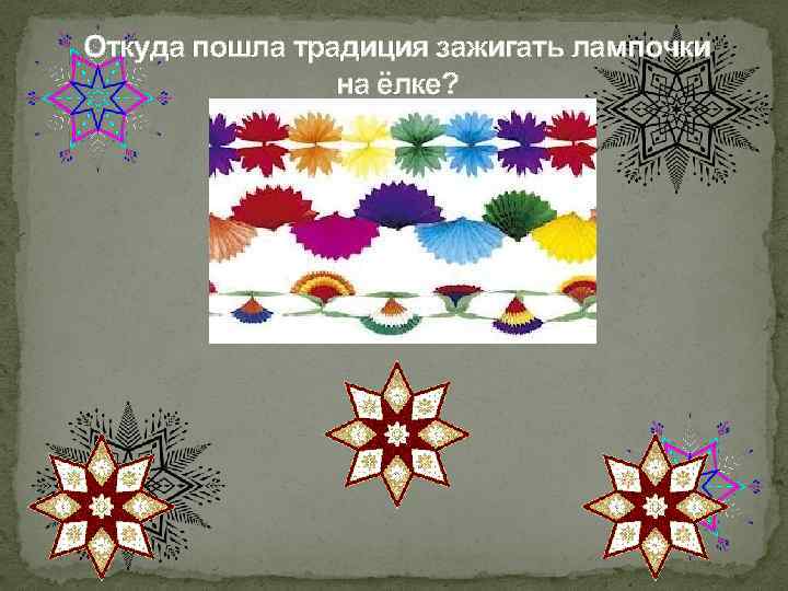 Откуда пошла традиция зажигать лампочки на ёлке? 