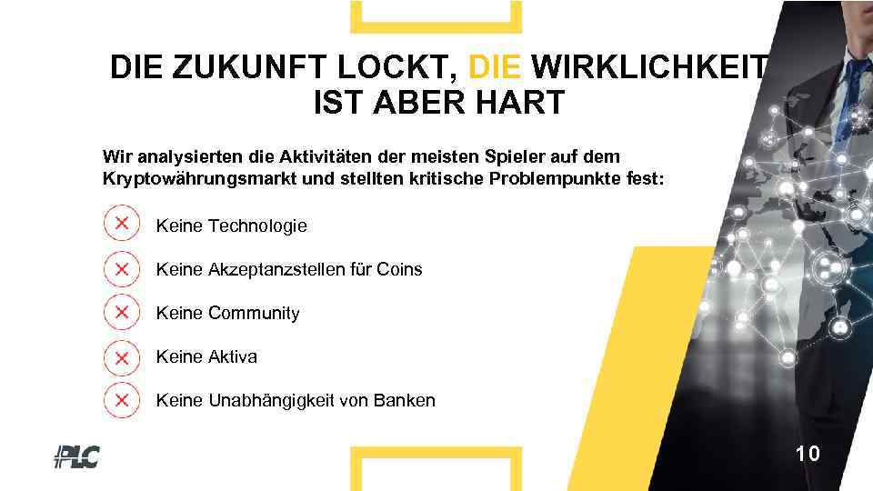 DIE ZUKUNFT LOCKT, DIE WIRKLICHKEIT IST ABER HART Wir analysierten die Aktivitäten der meisten