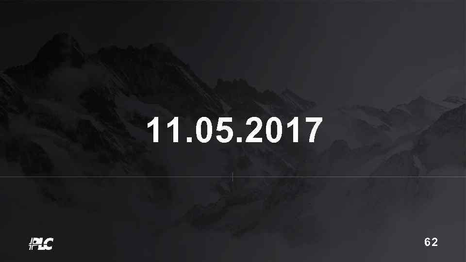 11. 05. 2017 62 