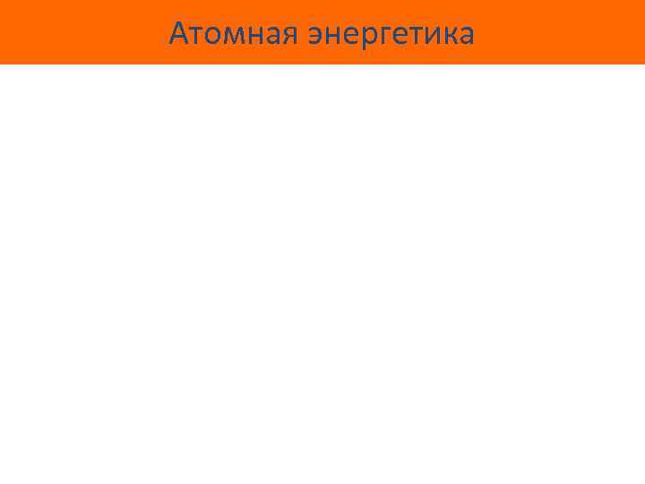Атомная энергетика 