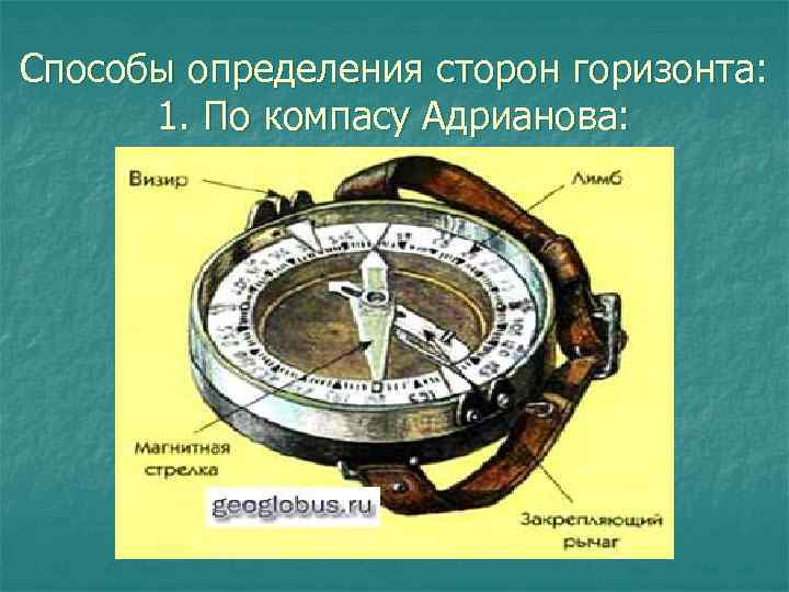 Как называется прибор для определения сторон горизонта