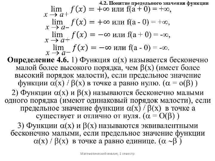 Предыстория математического анализа проект