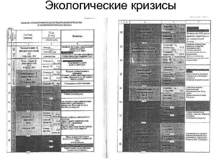 Экологические кризисы 