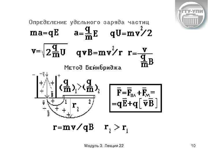 r 1 Модуль 3. Лекция 22 10 