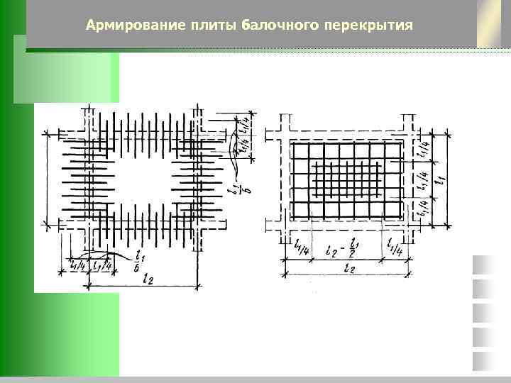 Верхняя и нижняя арматура