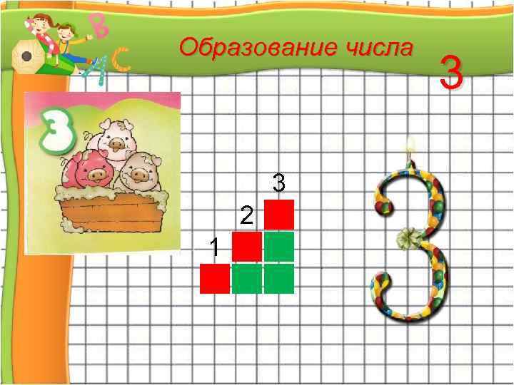 Образование числа 3 2 1 3 