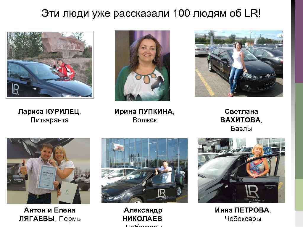 Эти люди уже рассказали 100 людям об LR! Лариса КУРИЛЕЦ, Питкяранта Ирина ПУПКИНА, Волжск