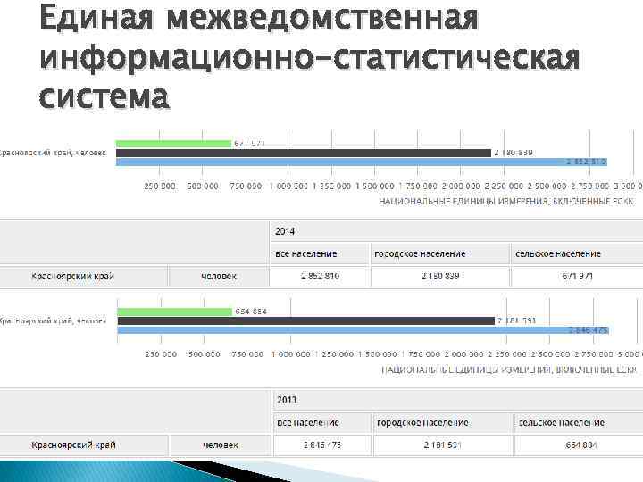 Единая межведомственная информационно-статистическая система 