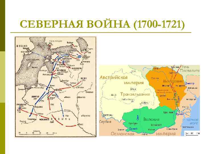 СЕВЕРНАЯ ВОЙНА (1700 -1721) 