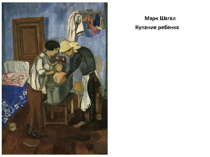  Марк Шагал Купание ребенка 