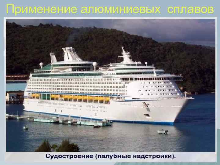 Применение алюминиевых сплавов 