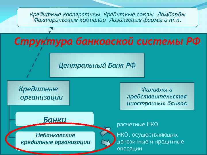 Банки финансово кредитные организации