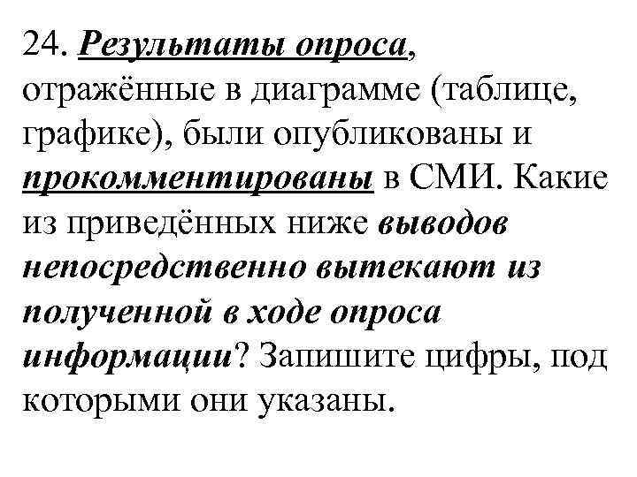 Результаты опроса отраженные в диаграмме были опубликованы и прокомментированы в сми в стране z