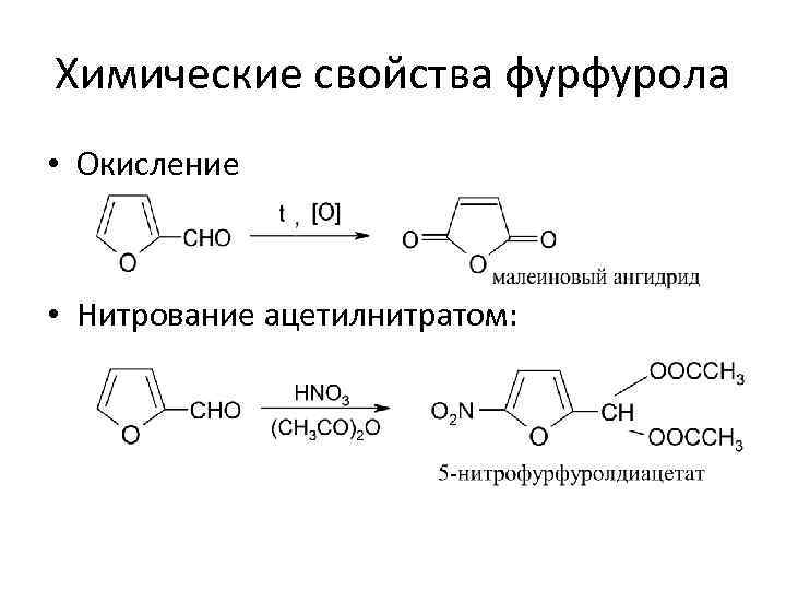 Схема получения оксима фурфурола