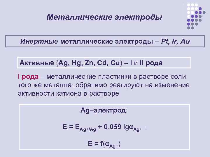 Инертные электроды