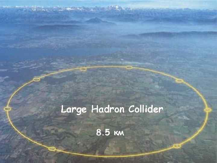 Large Hadron Collider 8. 5 км 