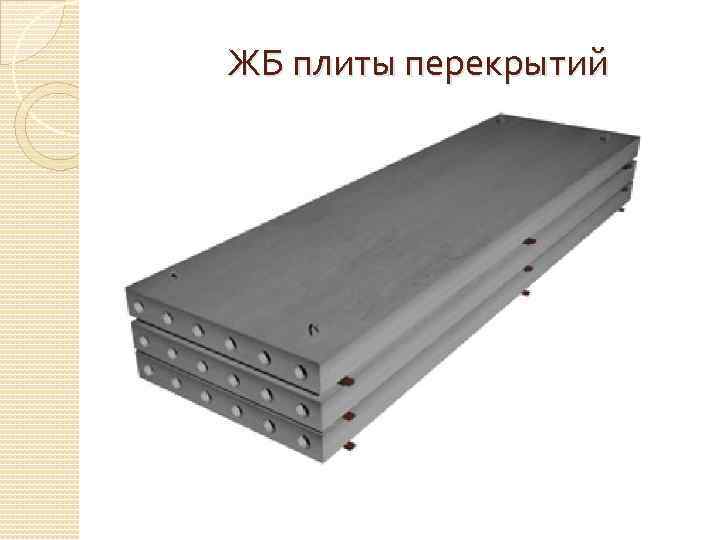 ЖБ плиты перекрытий 