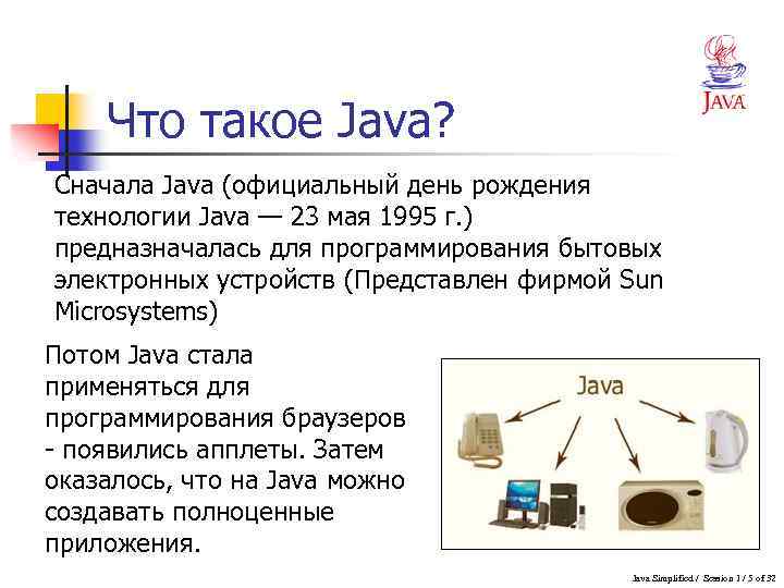 Язык программирования java презентация